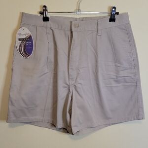 Wrangler Tan Casual Shorts Lightweight Flat Front
